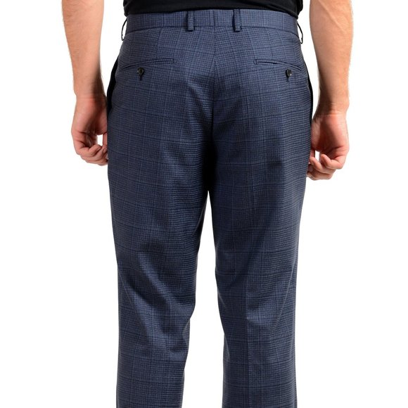 Hugo Boss Men's "T-Jarrod/Lone" Blue Wool Pants - Picture 3 of 5